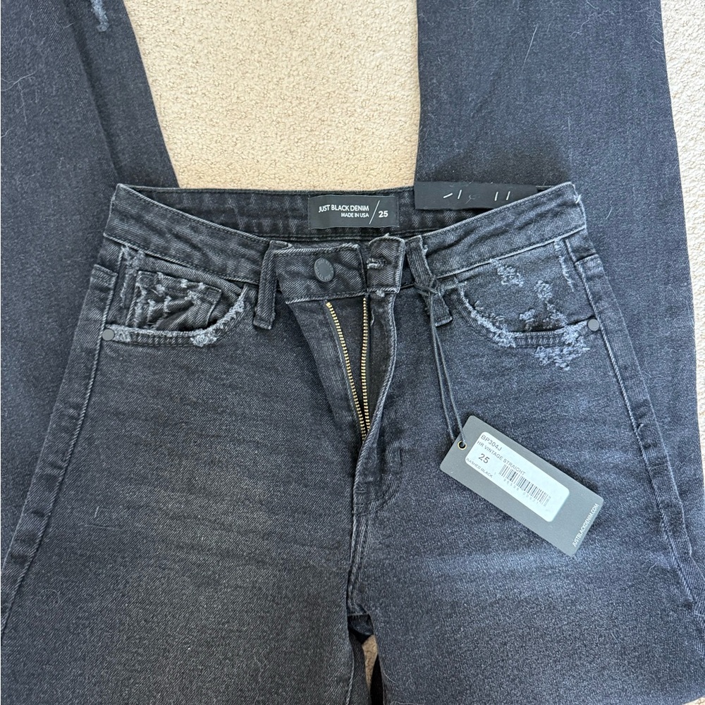 Just Black Women's Denim Jeans size 25 NWT
